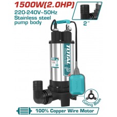 TOTAL ΥΠΟΒΡΥΧΙΑ ΑΝΤΛΙΑ ΛΥΜΑΤΩΝ ΙΝΟΧ ΜΕ ΚΟΠΤΗΡΑ 1.500W TWP7150026